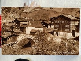 Photo Karte / Binn VS - Gelaufen 1923