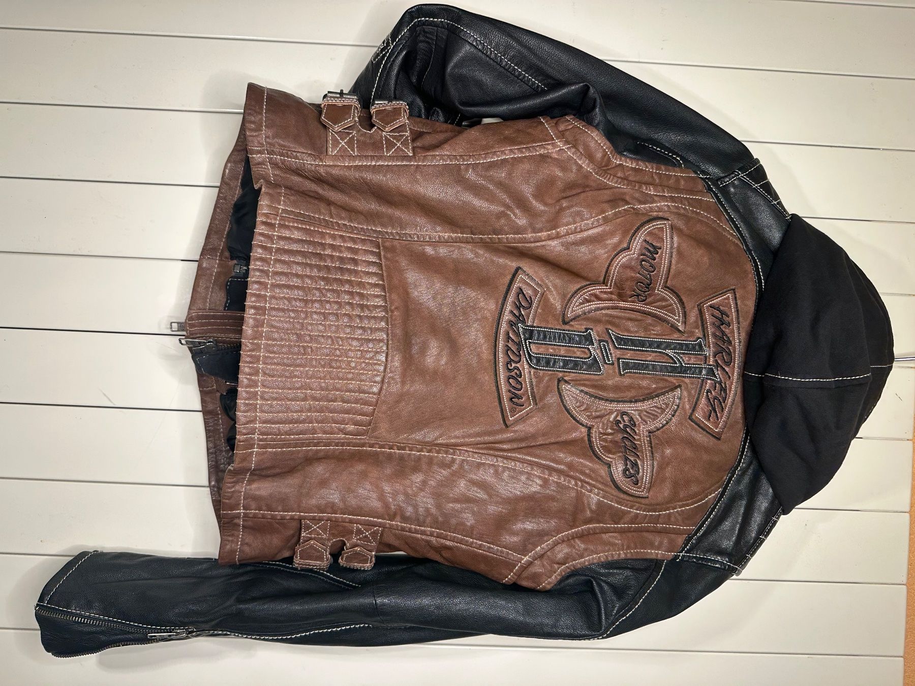 Harley-Davidson Giacche: Harley Davidson Veste en cuir marron – Nuovo e nell'imballaggio originale da Onex venduto da eri_jx6q 4
