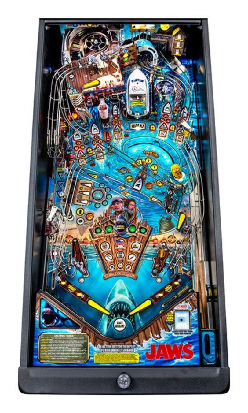 Flipper: Jaws Premium - Flipper-Pinball-Flipperkasten – Nuovo e nell'imballaggio originale da Wettingen venduto da extraball 1