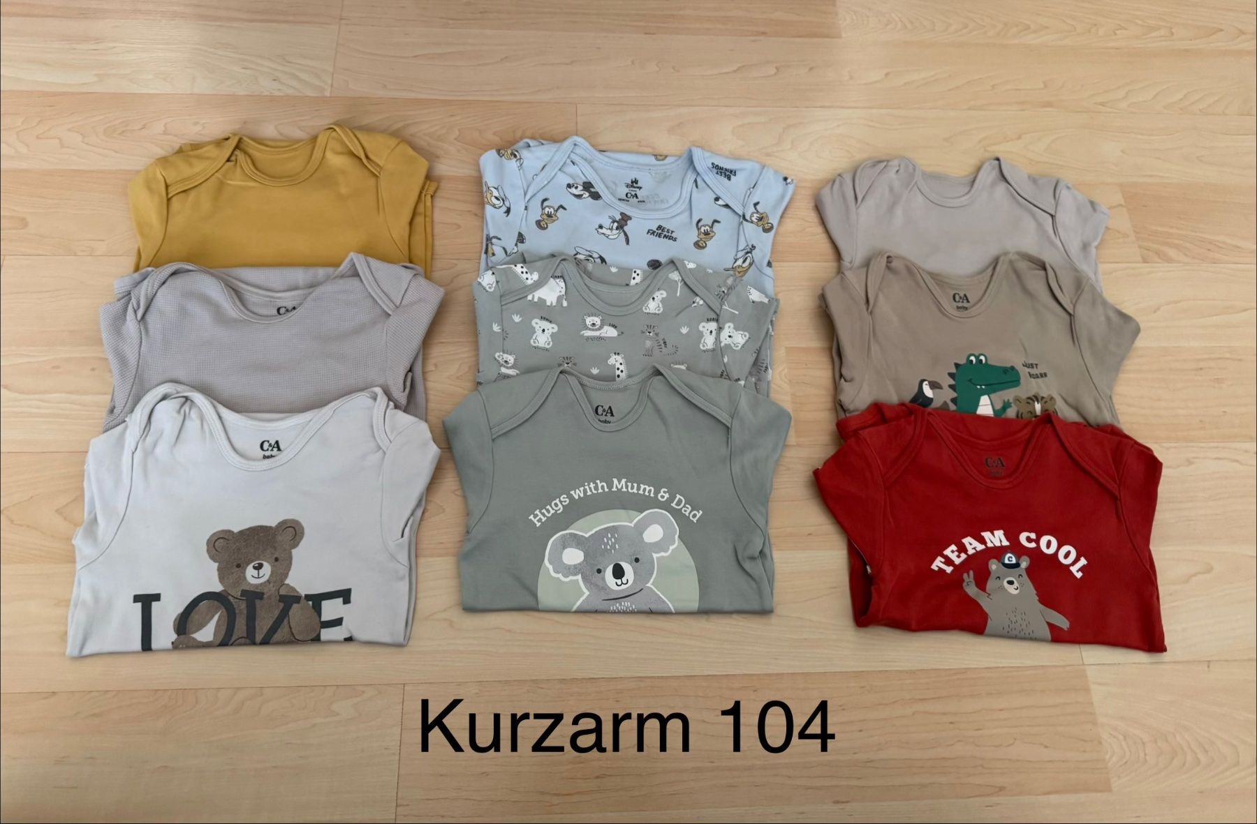 C&A Unterwäsche: Body Kurzarm Grösse 104 – Gebraucht aus Rotkreuz von luxurybe