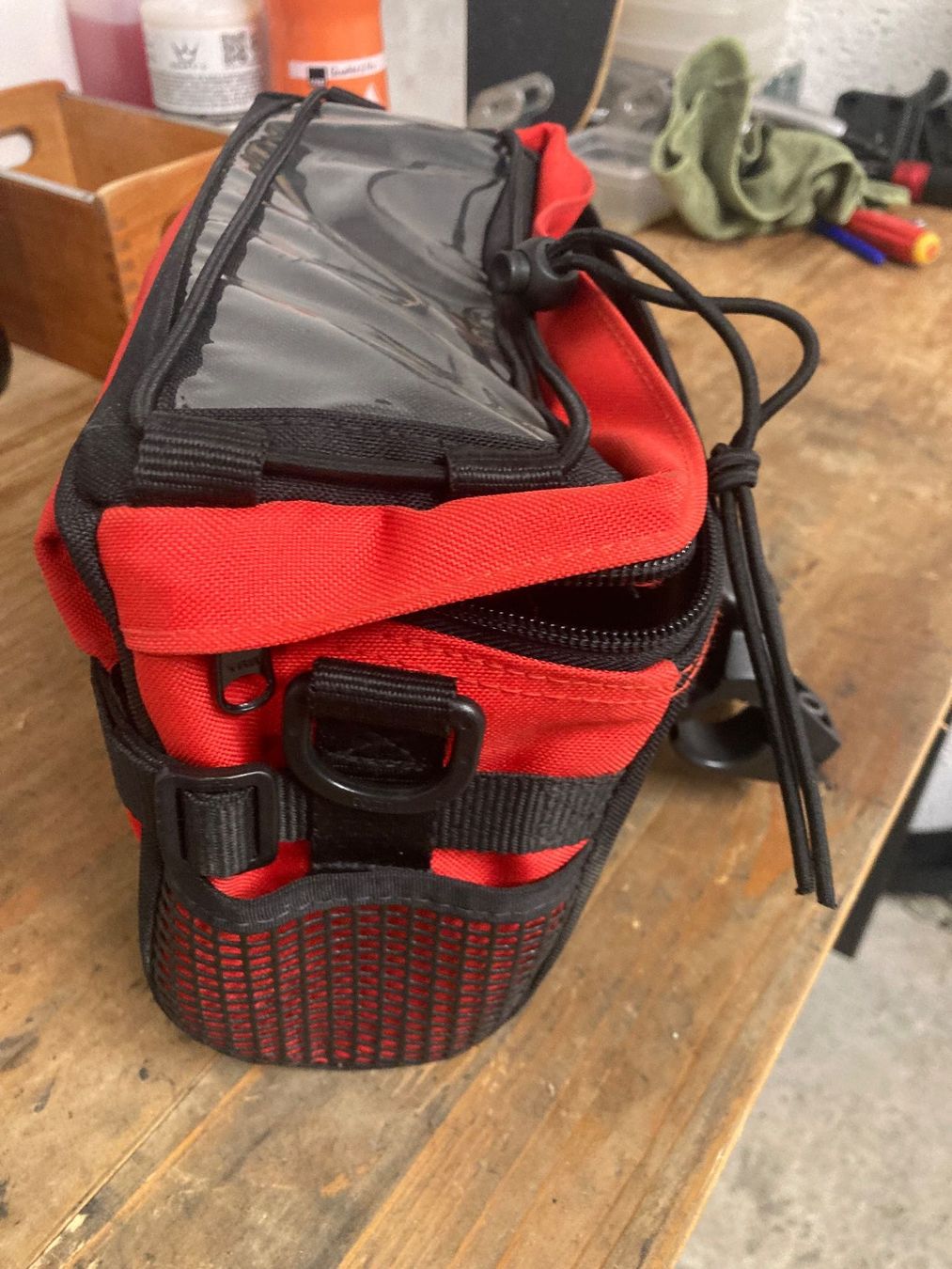Pezzi di ricambio: Sacoche de vélo rouge et noire – Usato da Cousset venduto da xgi_c7z6