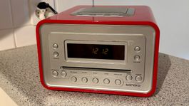 Radio CD Sonoro Cubo rouge état comme neuf