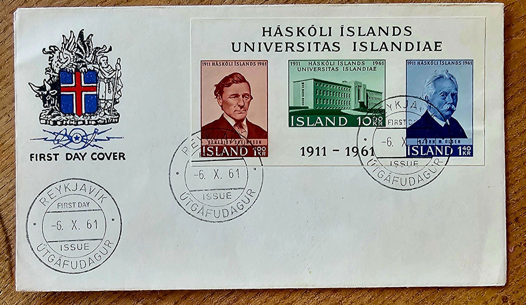 Alle Briefmarken: ISLAND FDC mit Block 1961 – Neu (gemäss Beschreibung) aus Les Valettes von Nuba1