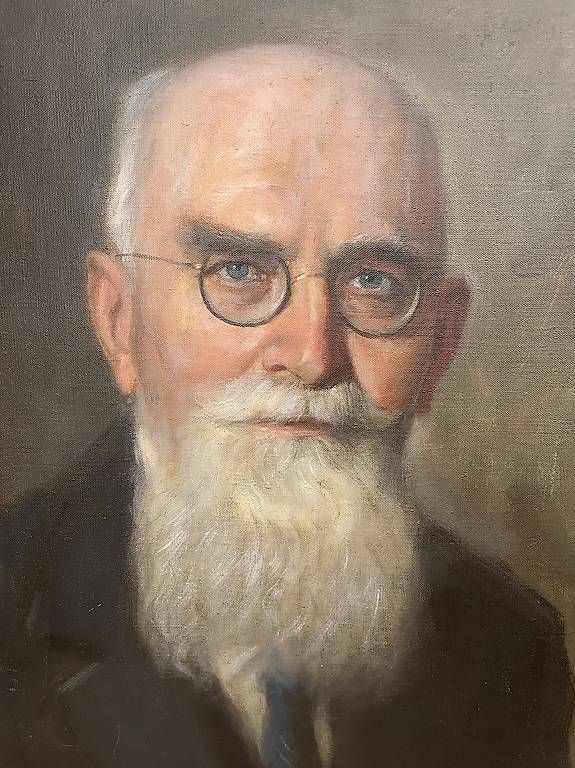 Dipinti: Antikes Ölgemälde , Portrait eines Herrn Mann Brille – Usato da Bern venduto da msk_l2kx 1