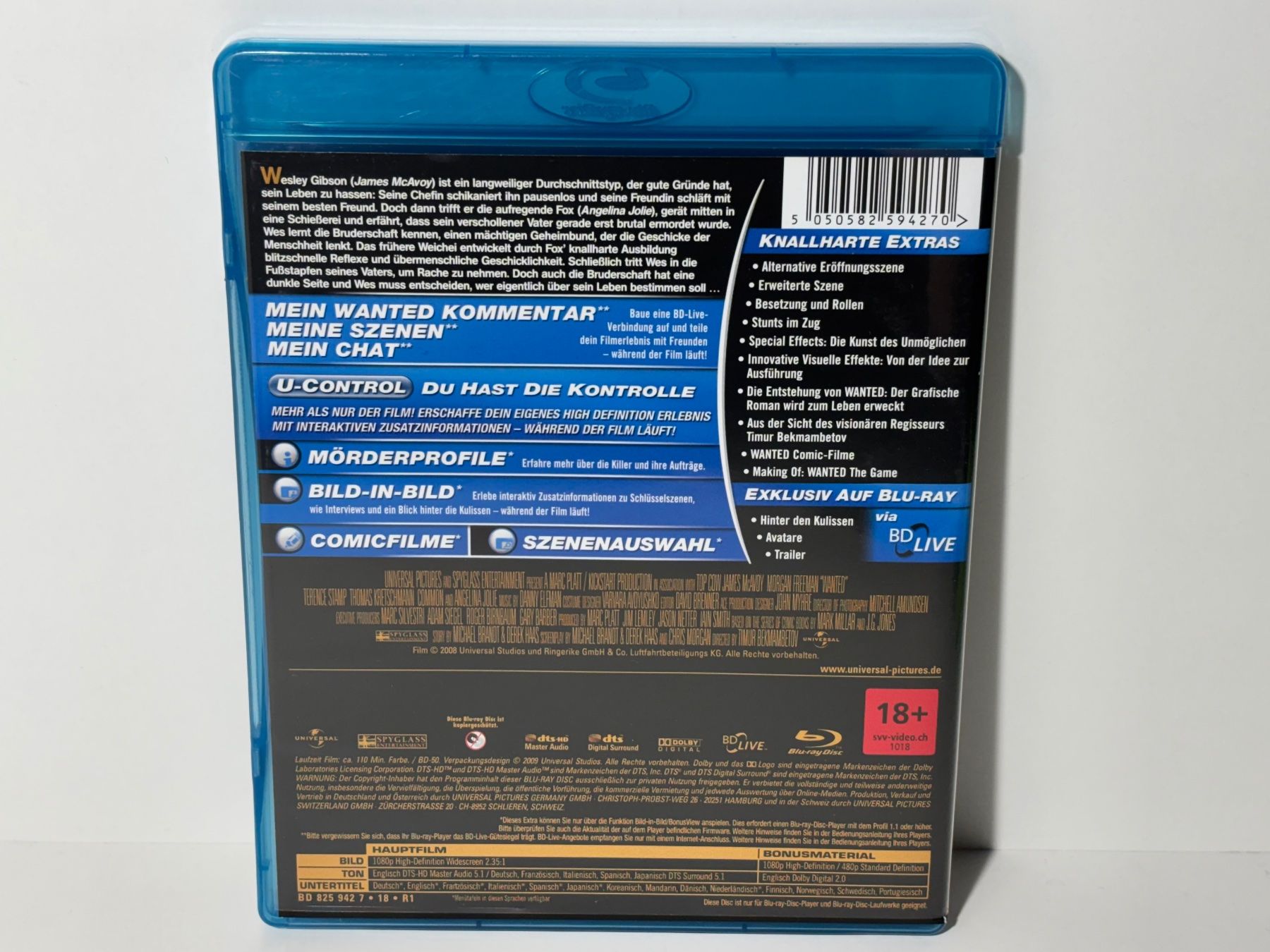 Tutti i DVDs: Wanted Blu Ray – Usato da Wilderswil venduto da Sstriker 1