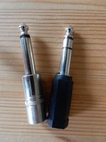 Audioadapter Klinkenadapter 2 Stück 3,5 mm x 6,3 mm Audio