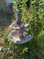 Wunderschöner alter Stein Garten Brunnen hochwertig