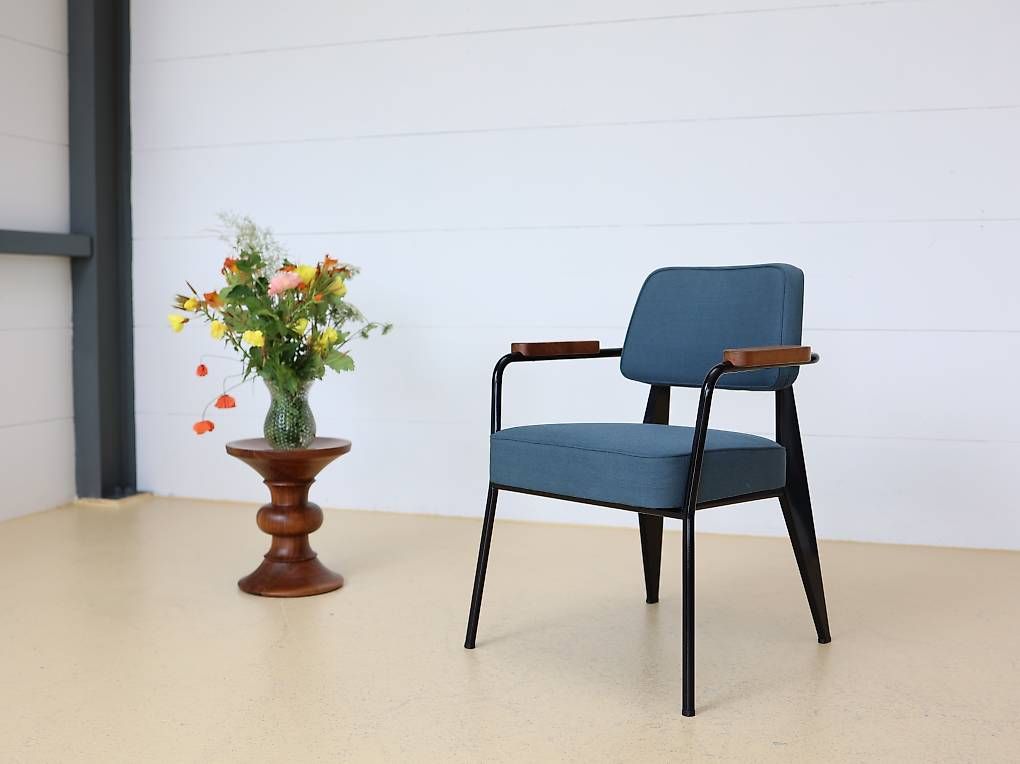 Vitra Sedie: Fauteuil Direction, Stuhl von Jean Prouvé, VITRA – Usato da Meinisberg venduto da atelier_TILIJA 1