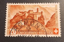 Vollstempel Romont briefmarke