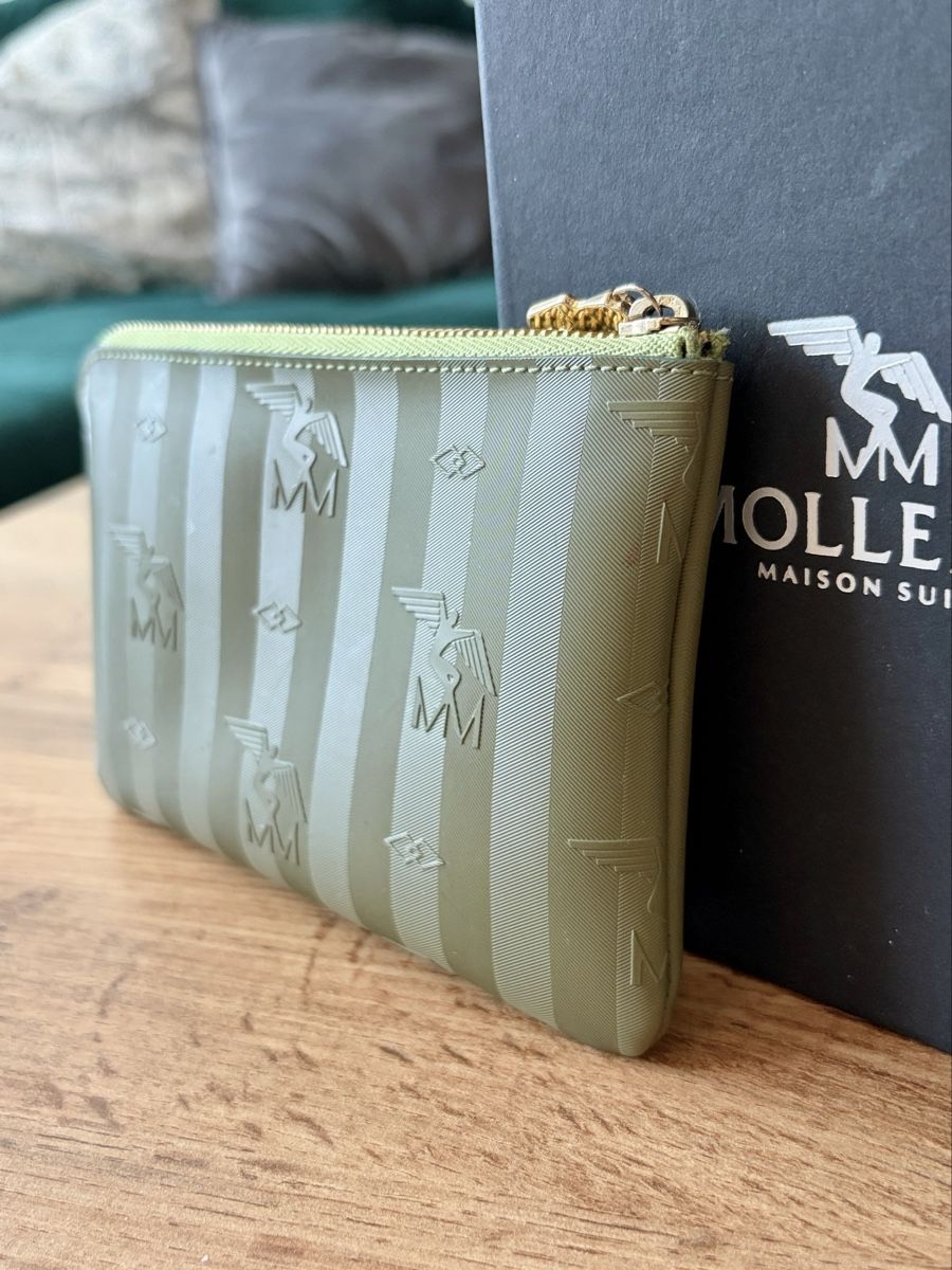 Maison Mollerus Portamonete: Mollerus Albis in Plant mit Gold Hardware – Usato da Wetzikon ZH venduto da Kleeblume 4
