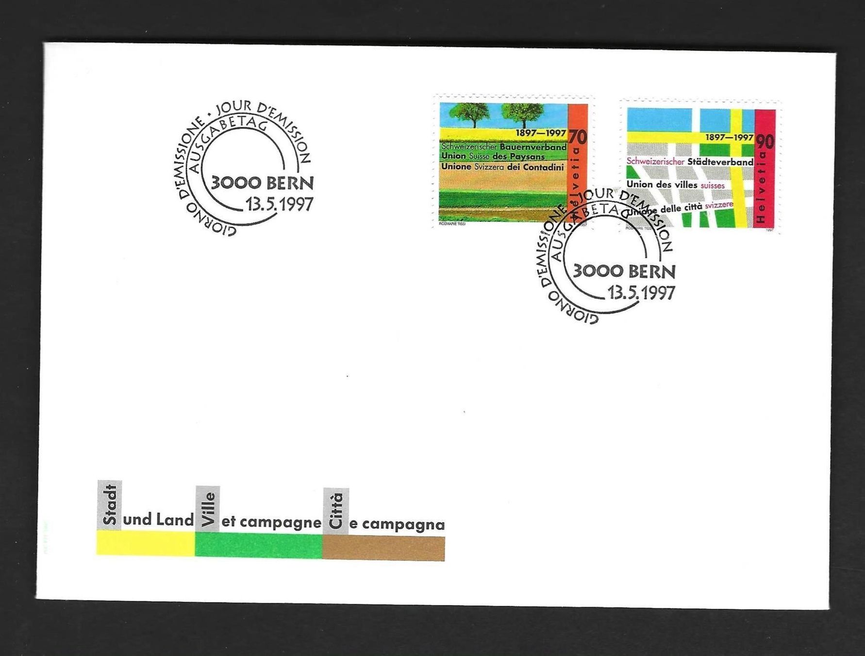Tutti i francobolli: CH FDC Satz 1997 – Nuovo e nell'imballaggio originale da Koblenz venduto da Markenhimmel