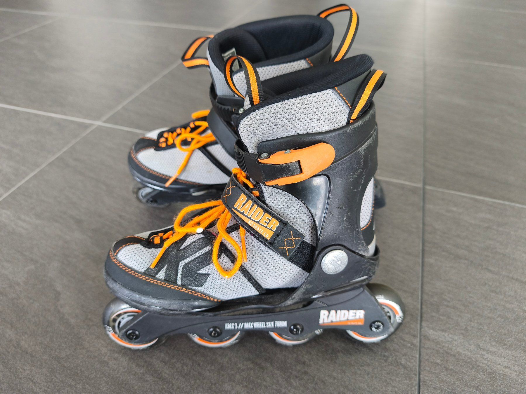 K2 Inline-Skating & Rollschuhe: Inline-Skates K2 Raider - Grösse verstellbar 32-37 – Gebraucht aus Jegenstorf von Juchlistock 2