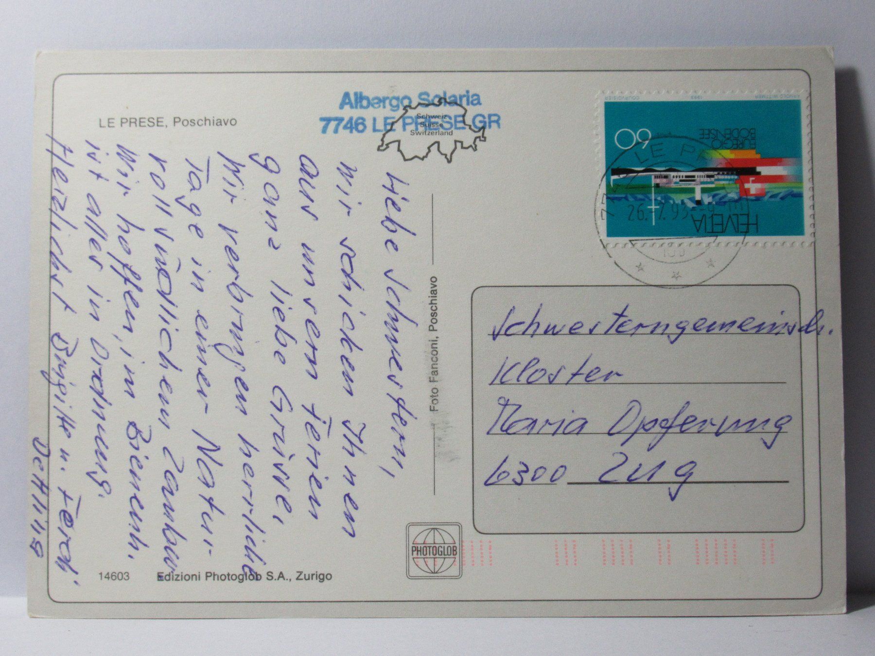 Cartes postales: Le Prese , Poschiavo – D'occasion à Grenchen par frechri 1