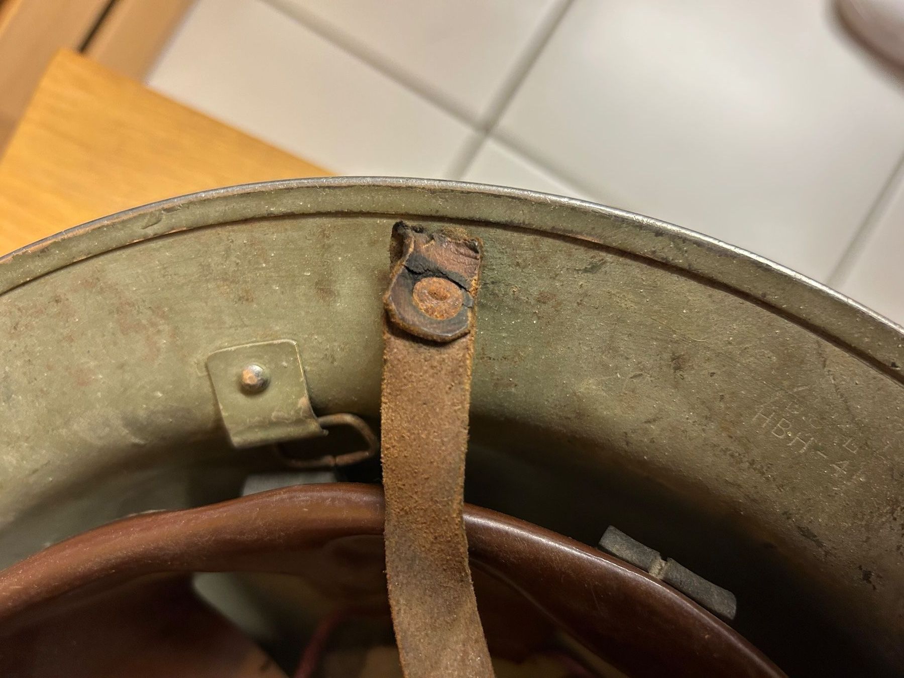 Uniformen & Effekten: Casque britannique Mk II - WW II – Gebraucht aus Corminboeuf von Leader22 3