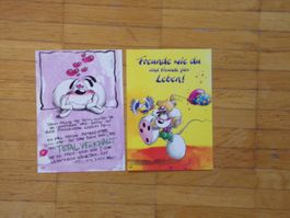 Diddl Postkarten  2 Stück   Set O66