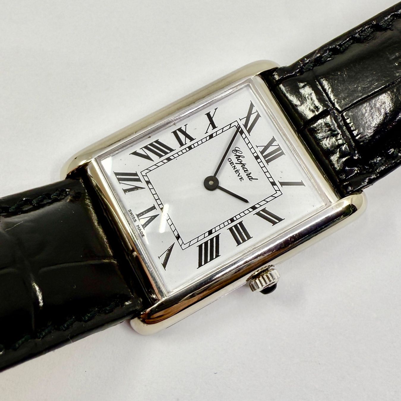 Chopard Orologi: CHOPARD TANK 18K REF.2012 LUXUS HERRENUHR – Usato da Zürich venduto da SWISSTIMEARTS-AG 2