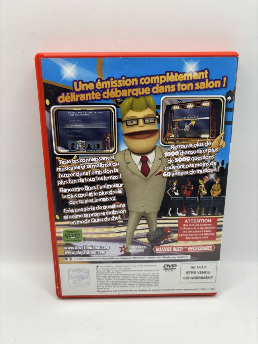 Giochi: Buzz! Le Quiz Musical PS2 – Usato da Genève venduto da sho_67qj 1