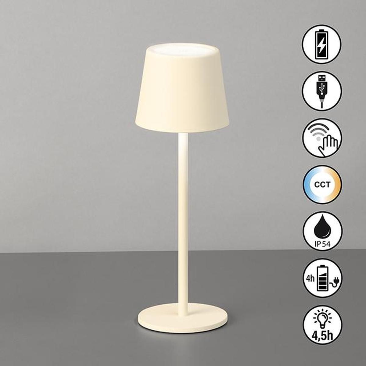 Lampen: LED Aussen Tischleuchte IP54, 28 cm Höhe – Neu (gemäss Beschreibung) aus Kreuzlingen von Smart-Light