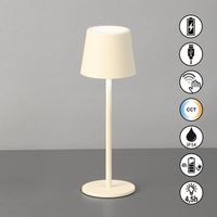 LED Aussen Tischleuchte IP54, 28 cm Höhe
