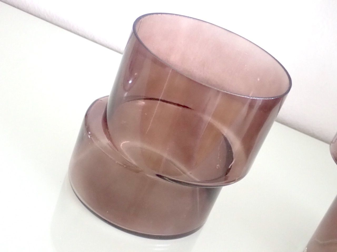 Vasen & Gefässe: 2 Vase Steps Design Modern Collection Glas Vintage – Gebraucht aus Wil SG von BrocknRoll 1