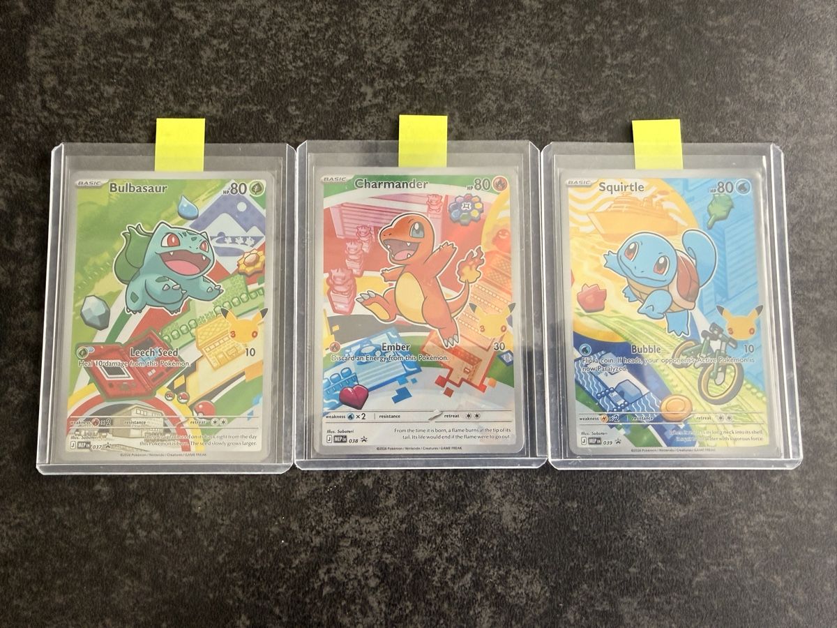 Pokémon Carte collezionabili: Pokemon First Partner Illustration Kanto Starter EN – Nuovo (secondo la descrizione) da Horn venduto da CornerPlanet