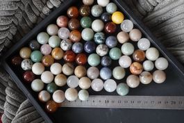 Kugeln Gemisch ca20mm  ca 70stk –Edelsteinstube Rausverkauf