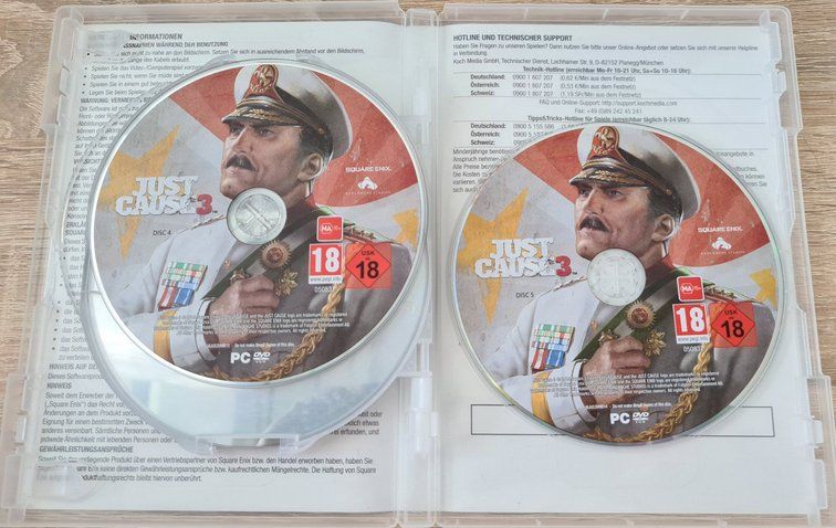 Giochi: Just Cause (3) > Deutsch <         5-Disc's – Usato da St. Gallen venduto da elkapone 3
