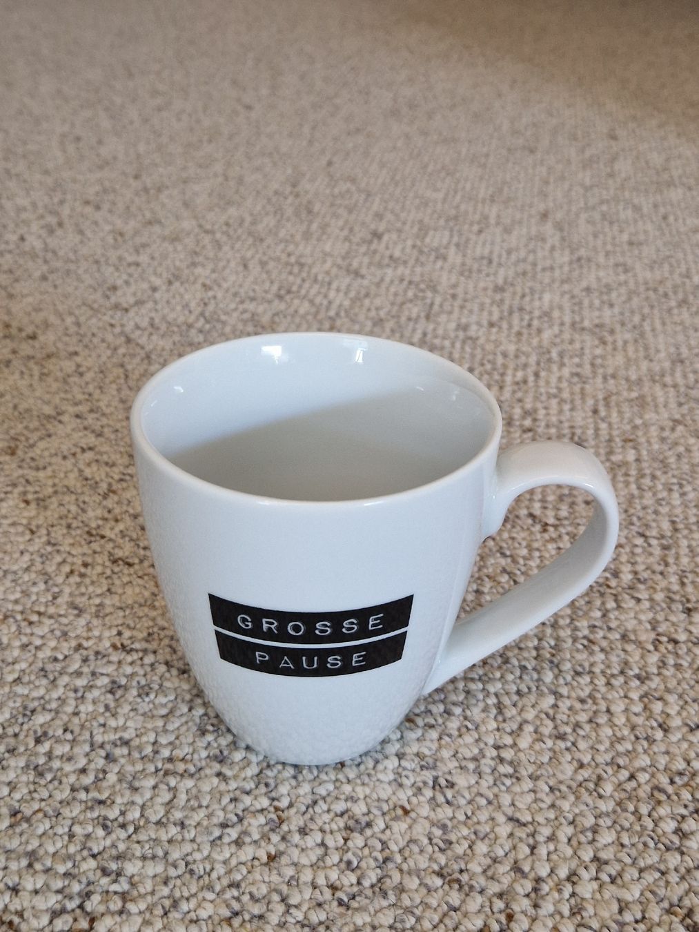 Tazze: Kaffee Tasse "Grosse Pause" – Nuovo (secondo la descrizione) da Hettlingen venduto da mat_8pg6