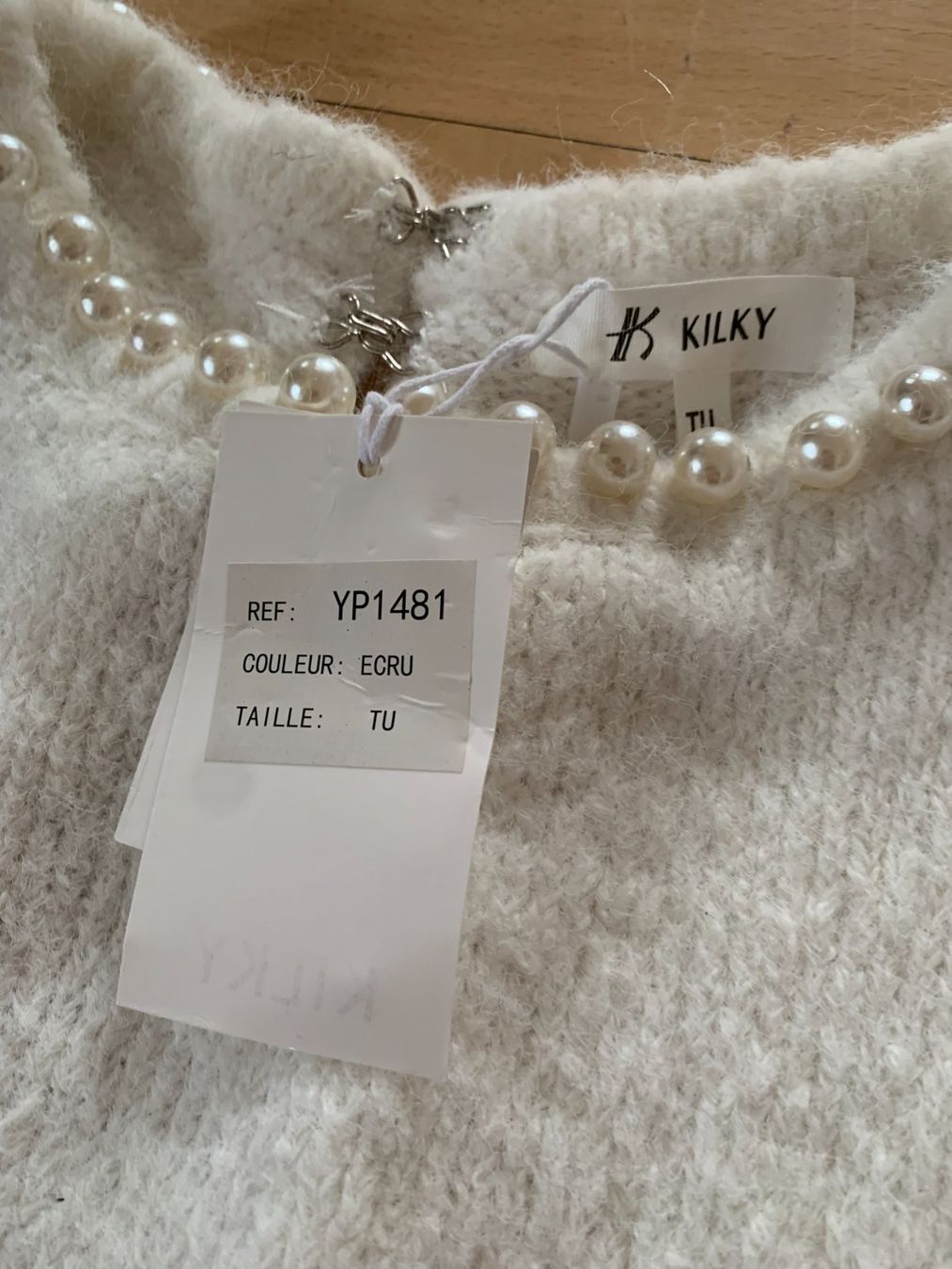 Maglioni & Felpe: Kilky Damen Strickpullover, Gr. TU, Beige, NEU – Nuovo e nell'imballaggio originale da Worb venduto da farben20zauber 6