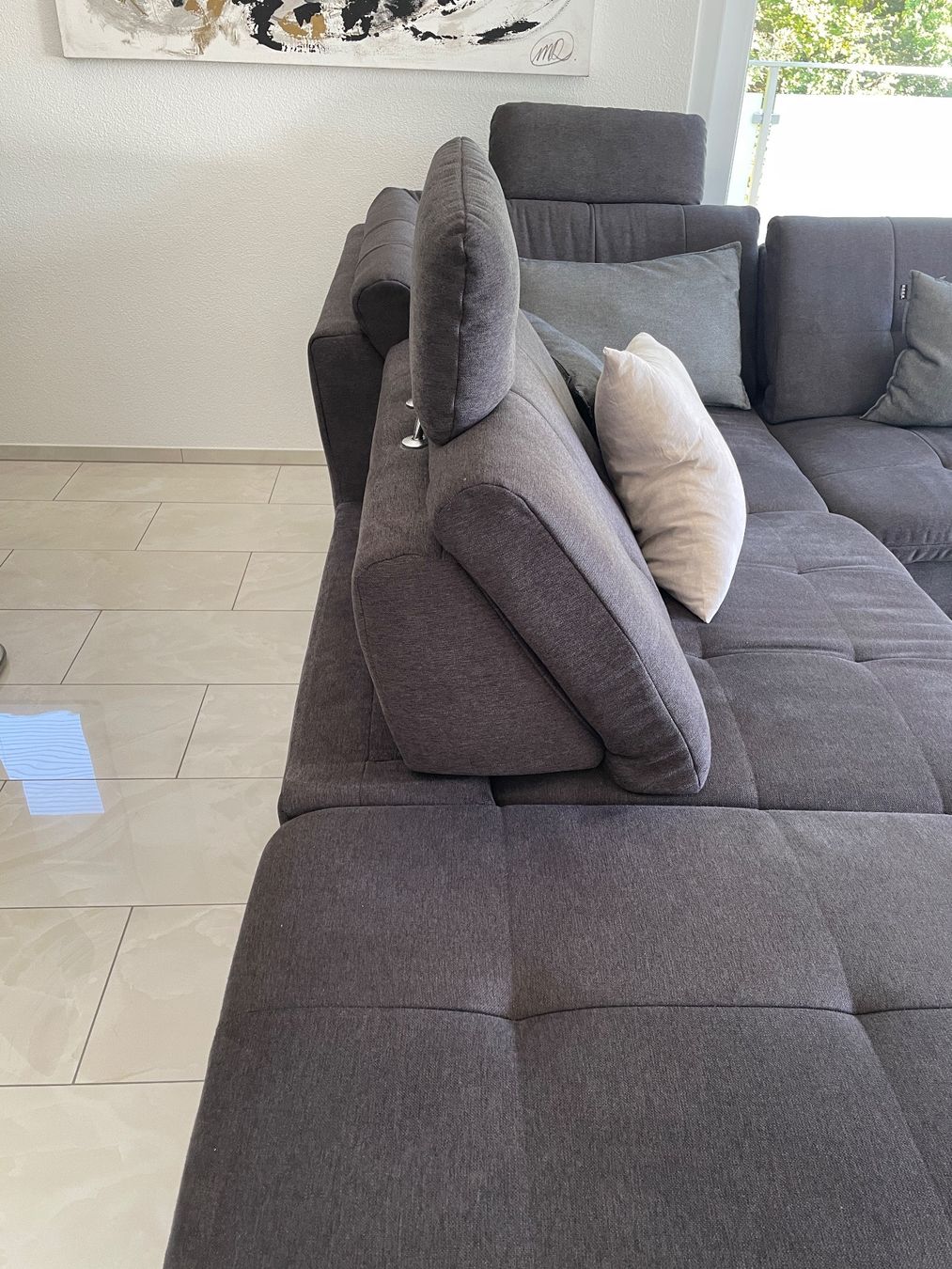 Divani: Sofa mit beistell Sitz/ Box Anthrazit – Usato da Auenstein venduto da moin. 6