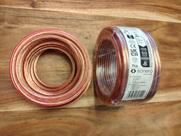 2x 10m Sonero Lautsprecherkabel 2x4mm - NEU