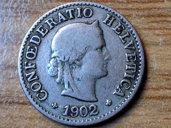 Tutti le monete: 5 Rappen 1902 – Usato da Münchenstein venduto da purbach1