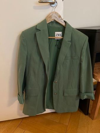 Zara  Blazer grün übergangsjacke