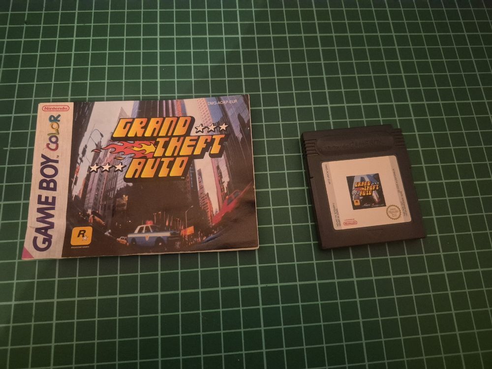 Grand Theft Auto - Nintendo Game Boy Color -GTA (Gebraucht) in Meyrin ...