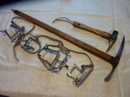 Eispickel ALF. BHEND GRINDELWALD, Hammer u. Klettereisen
