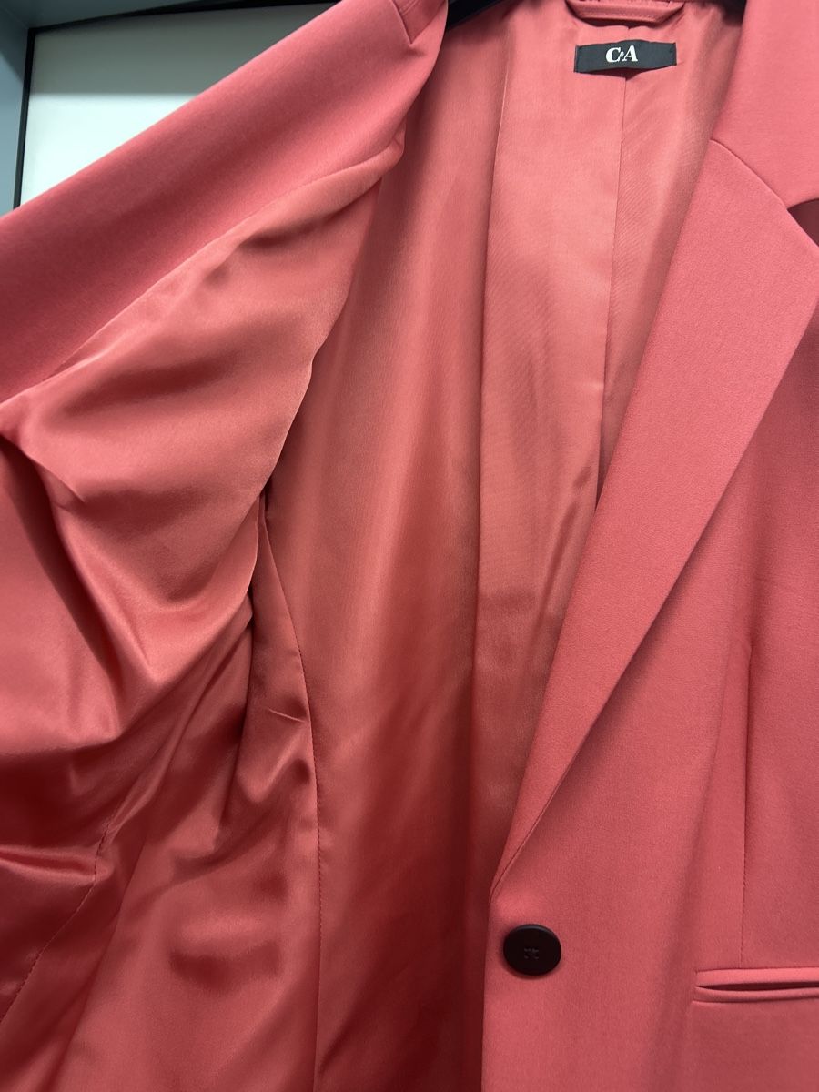 C&A Giacche: Blazer von C&A, Grösse 42, koralle – Nuovo (secondo la descrizione) da Erlinsbach SO venduto da hallon480 1