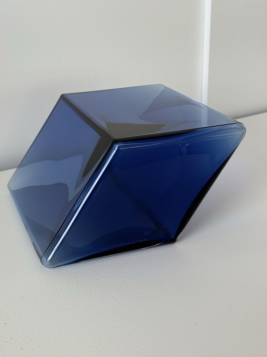 Iittala Vasi & Recipienti: Iittala Ruutu Vase 205, blau – Usato da Rohrbach venduto da WhiteCornus 6