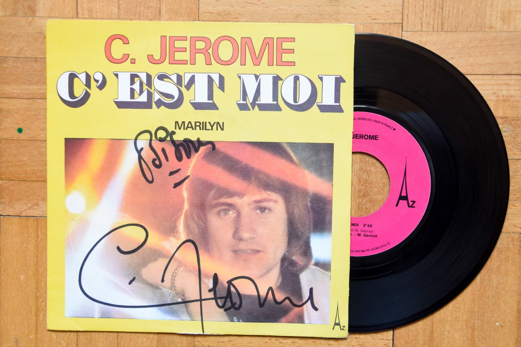 Autogramme: C. Jérôme - Lot Disques dédicacés – Gebraucht aus Belmont-sur-Yverdon von ag97 3