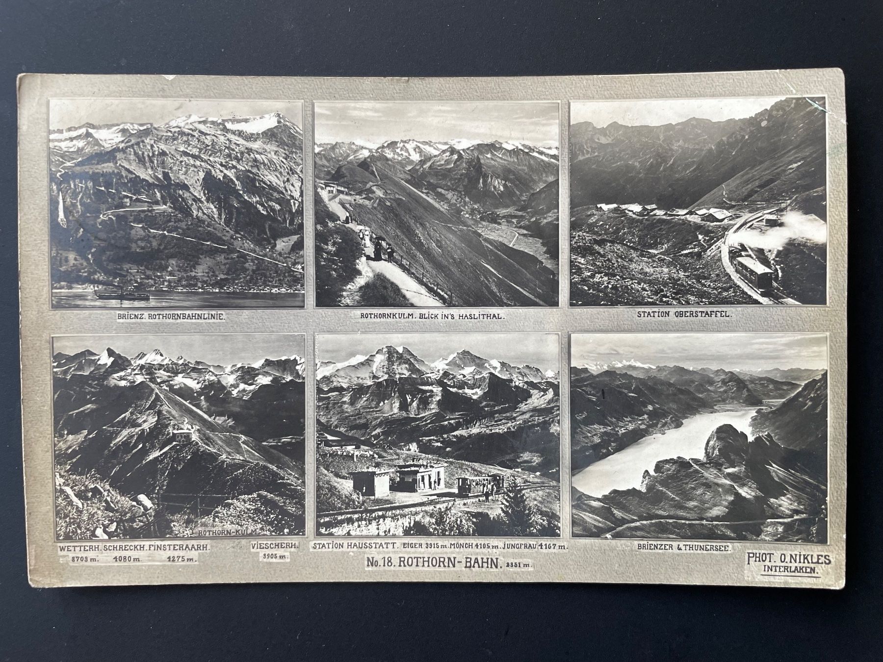 Cartoline postali: Brienz Rothorn Bahn  1912 – Usato da Faido venduto da Luca555