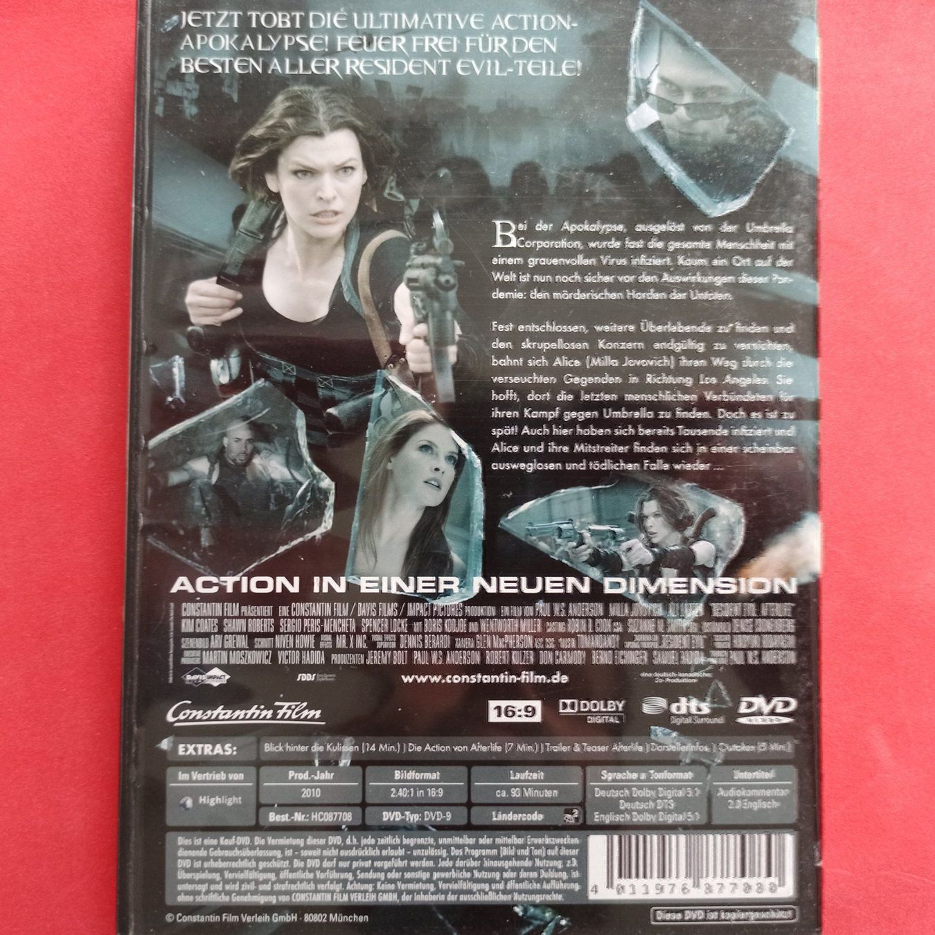 Tutti i DVDs: Resident Evil: Afterlife – Usato da Dübendorf venduto da kb86_MOVIE 1