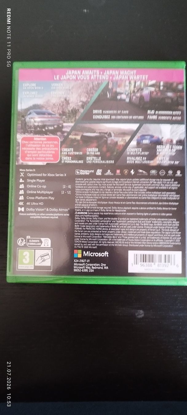 Microsoft Giochi: Forza Horizon 6/ Xbox Series X – Usato da Winterthur venduto da prisonmalteser 1