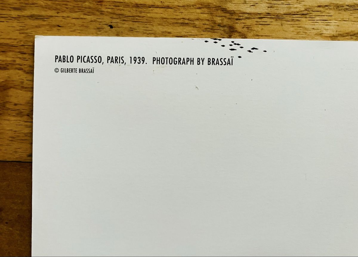 Ansichtskarten: AK Picasso by Brassai – Gebraucht aus Buchs AG von Allerleis 2