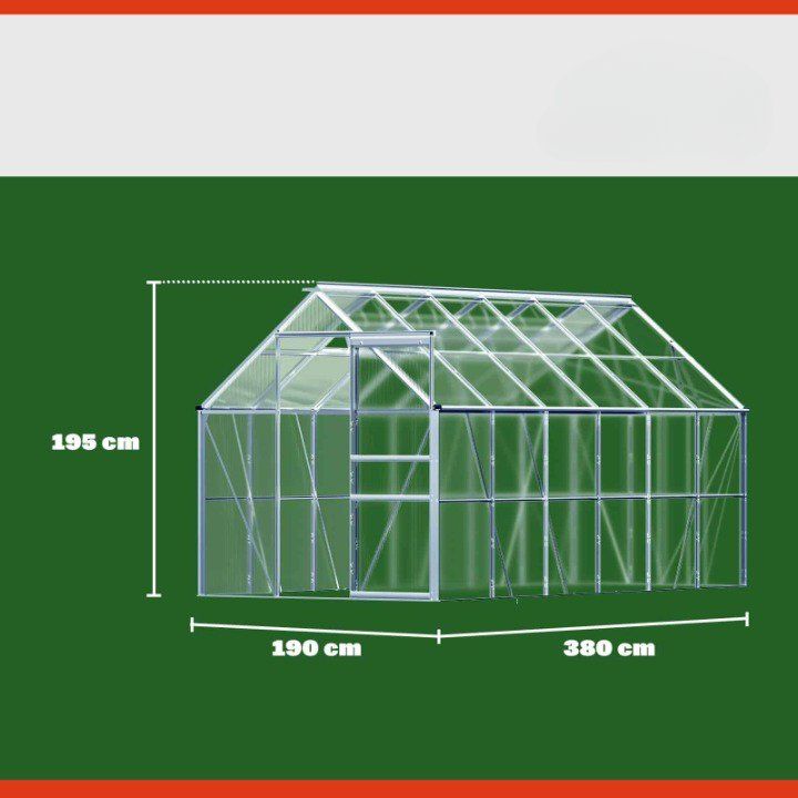 Casette da giardino & serre: Alu Gewächshaus XXL – Nuovo e nell'imballaggio originale da Winterthur venduto da aredo 3