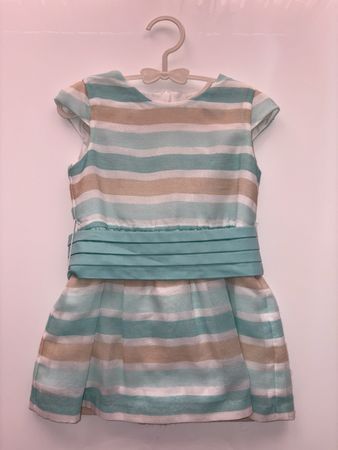 Mayoral Mädchen Kleid gestreift Gr. 92 cm neuwertig