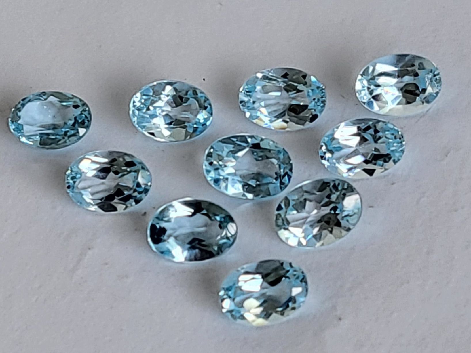 Edelsteine: TOPAZE "Skye Blue" AAA 7 x 5 mm / 0.95 ct – Neu (gemäss Beschreibung) aus La Chaux-de-Fonds von j-aime-les-gemmes 1