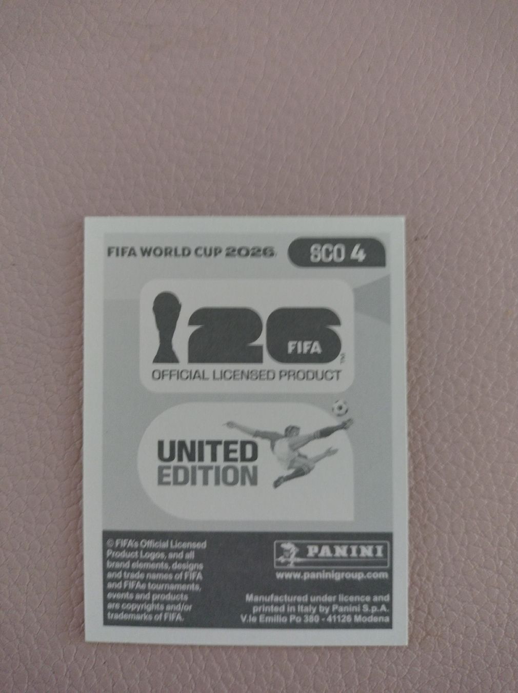 Panini Cartes à collectionner: SCO4 – Neuf (Voir description) à Schöftland par KuLe_8pmc 1