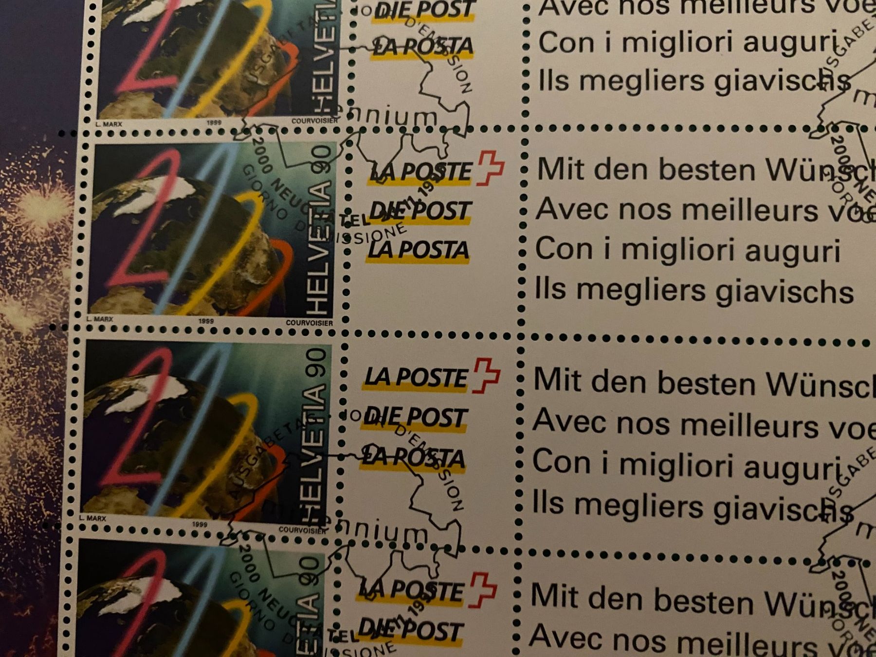 Tutti i francobolli: Briefmarken Millennium 2000 Neucheatel neuwertig – Usato da matten b. interlaken venduto da jfran17 2