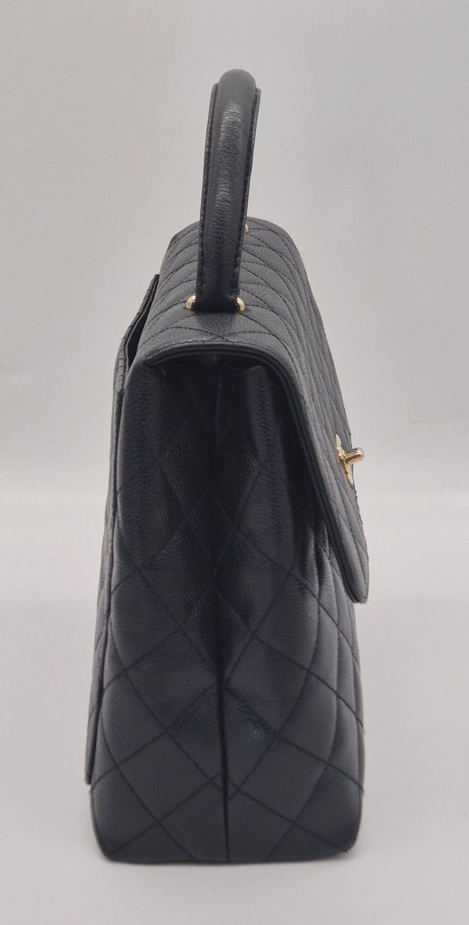Chanel Taschen: Wunderschöne CHANEL Timeless / Classic Flap mit Top Handle – Gebraucht aus Chiasso von MCLuxuryCreations 3