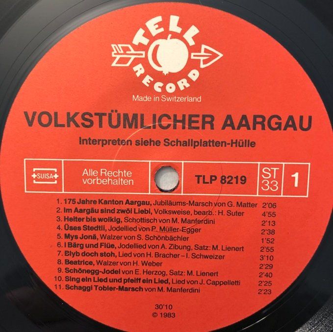 Dischi in vinile: Volkstümlicher Aargau (LP) – Usato da Grüningen venduto da azulmarron 5