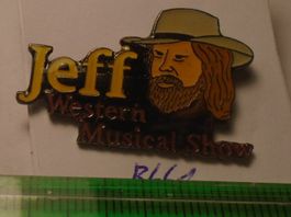 1 Jeff Western Musical Show Pin (B661)
